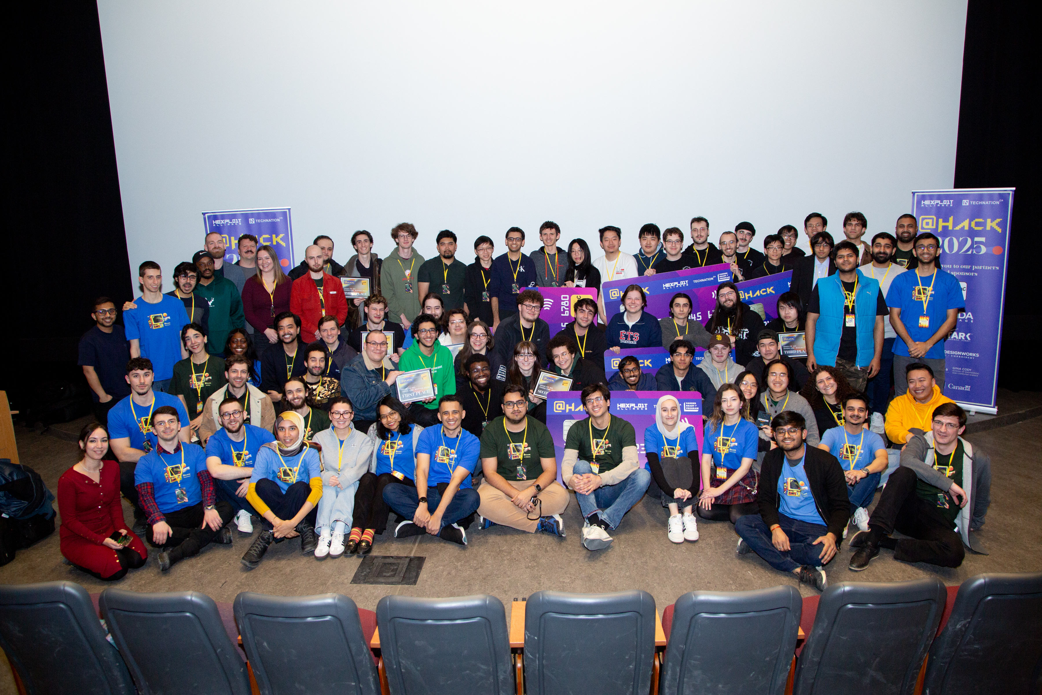 @HACK 2025 Group Photo - Volunteers and Winners